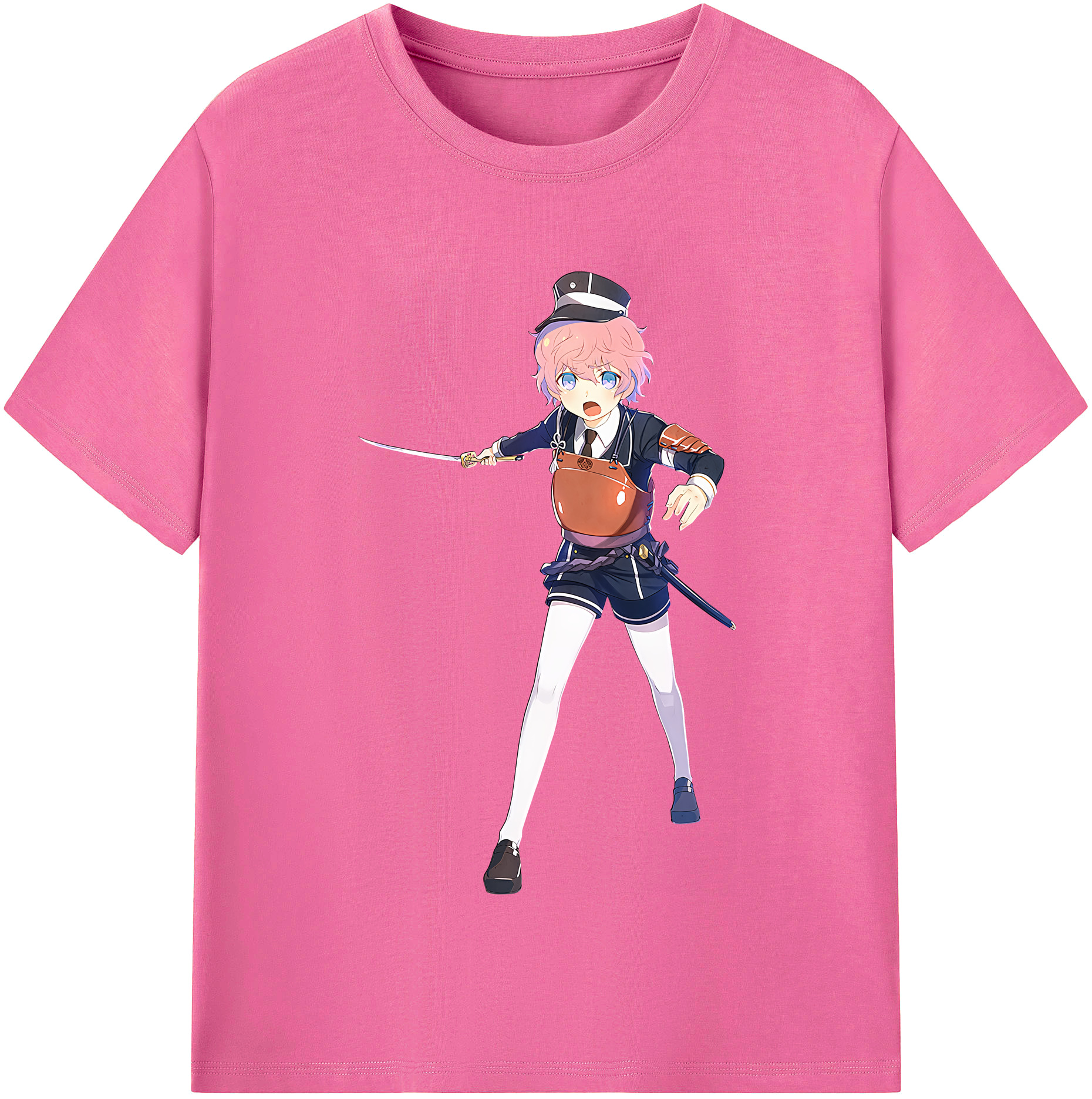 （画像用） 刀剣乱舞 Touken Ranbu レディースカジュアルプリントTシャツ（綿100％）